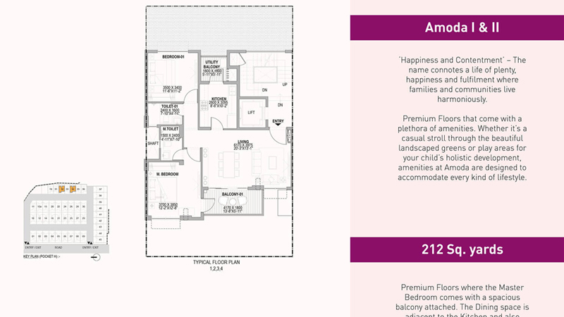 Krisala Hiranandani Hinjewadi Phase 3 Floor Plan