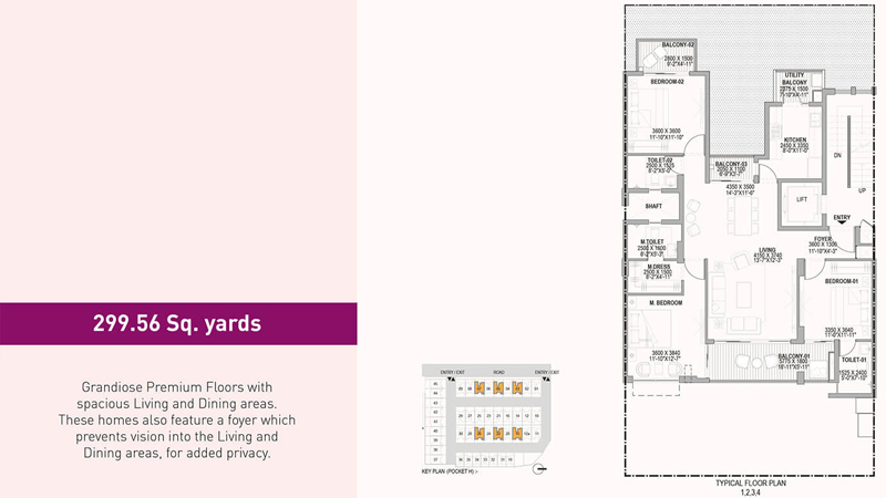 3 BHK Floor Plan Hinjewadi